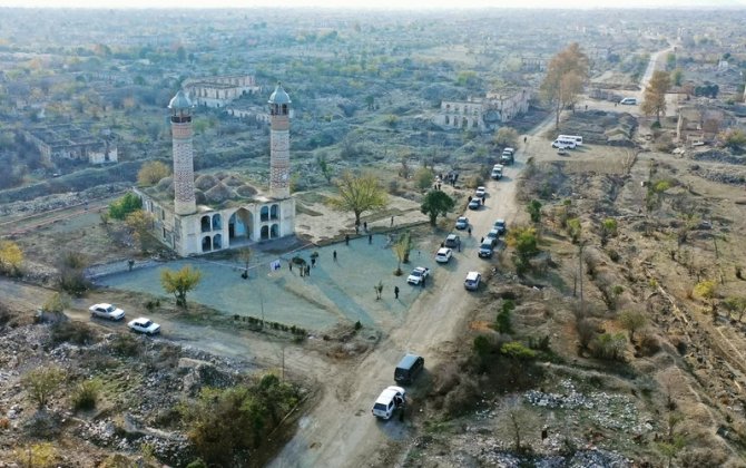Siyasi partiya nümayəndələri sürət qatarı ilə Ağdama səfər etdilər