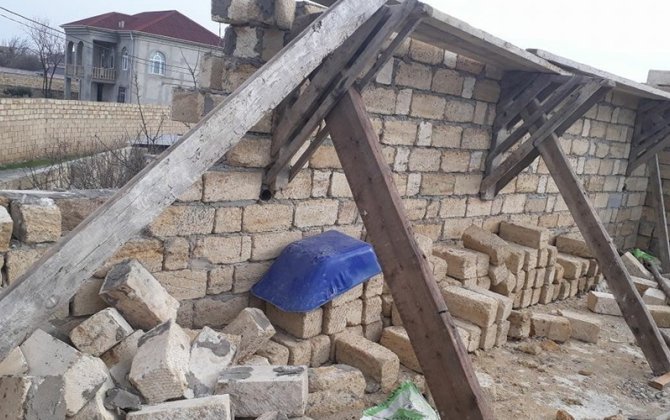 Biləcəridə şəhid ailəsinin evini dağıtdılar - FOTOLAR