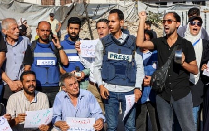 Qəzzada artıq jurnalistlər də aclıqla üzləşib: “Qəzza ölür- biz də onunla birlikdə ölürük…