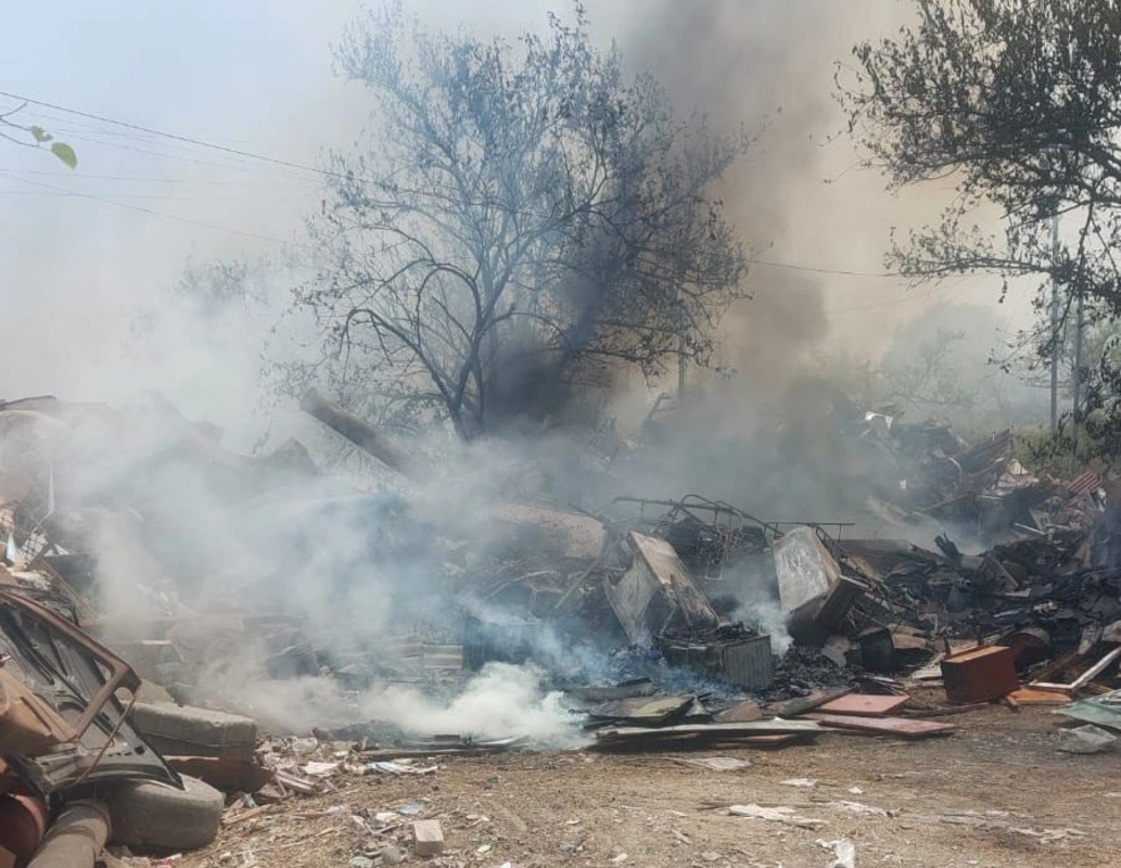 Xocalıda yanğına səbəb olan ŞƏXS SAXLANILDI - FOTO