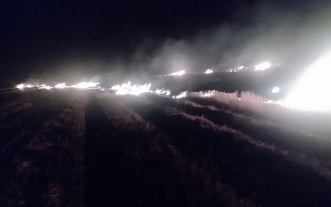 Ağdamda yanğına səbəb olan şəxs saxlanılıb