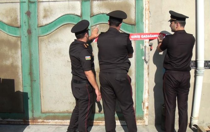 Yanğın təhlükəli sexlərin fəaliyyəti dayandırıldı - FOTO/VİDEO