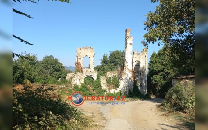 Ermənilər Qasım bəy Zakirin Şuşadakı tarixi mülkünü belə viran qoyub –FOTO