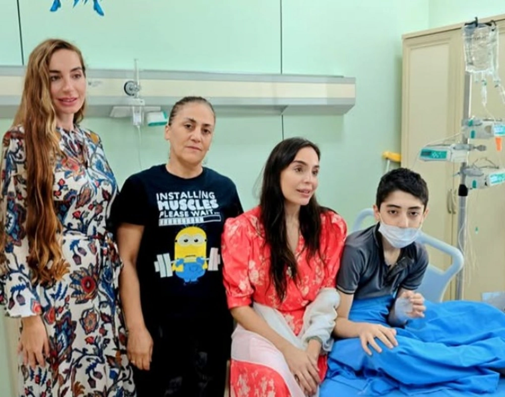 Leyla və Arzu Əliyevalar Milli Onkologiya Mərkəzində olublar - FOTO