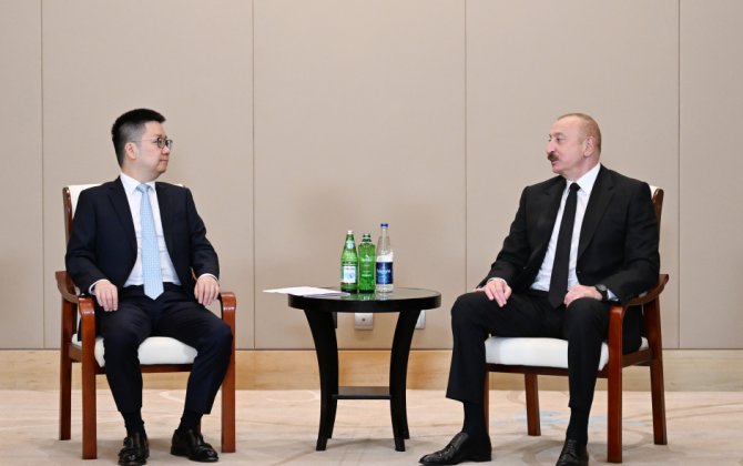 İlham Əliyev Tiencində 