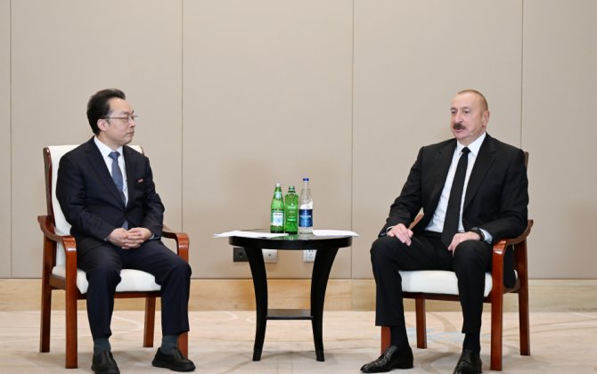 İlham Əliyev Tiencində 