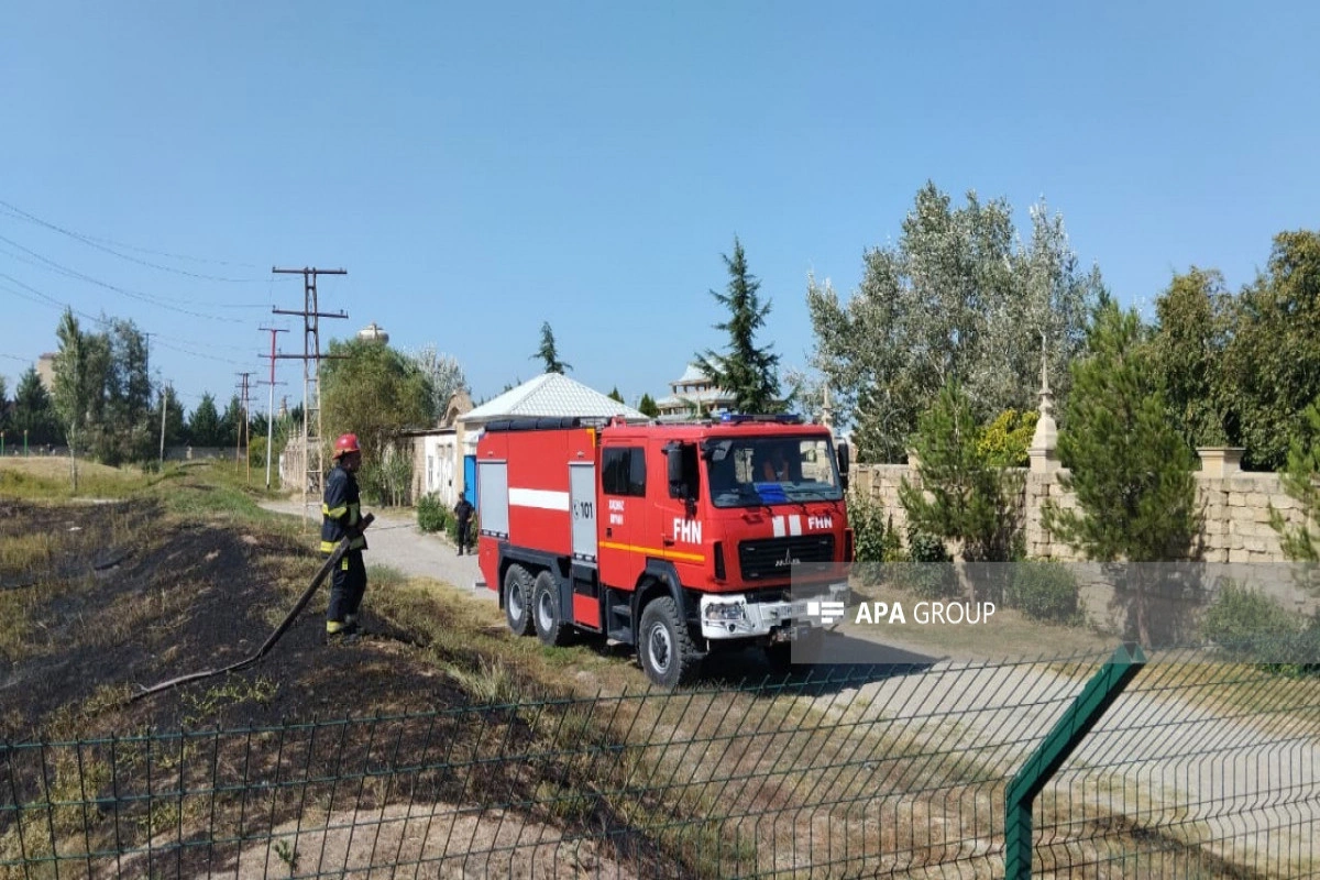 Xaçmaz Olimpiya İdman Kompleksinin yaxınlığında YANĞIN