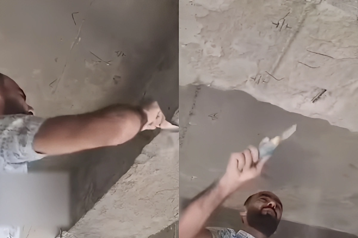 Xırdalanda çoxmərtəbəli binada TƏHLÜKƏ: Dayaqlar ovulub tökülür