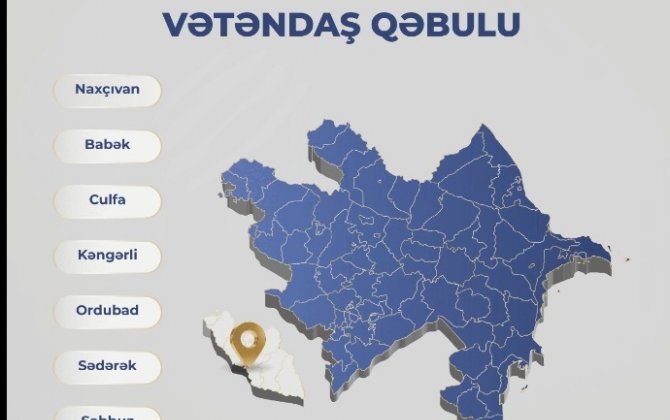 Ədliyyə naziri Naxçıvan şəhərində vətəndaşları qəbul edəcək