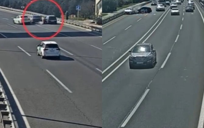 Sükan arxasında diqqətsizliyin səbəb olduğu ağır qəzaların GÖRÜNTÜLƏRİ