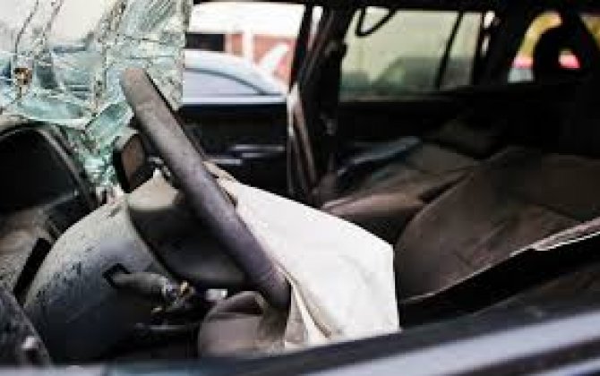 В Гяндже из-за столкновения двух автомобилей пострадали четыре человека