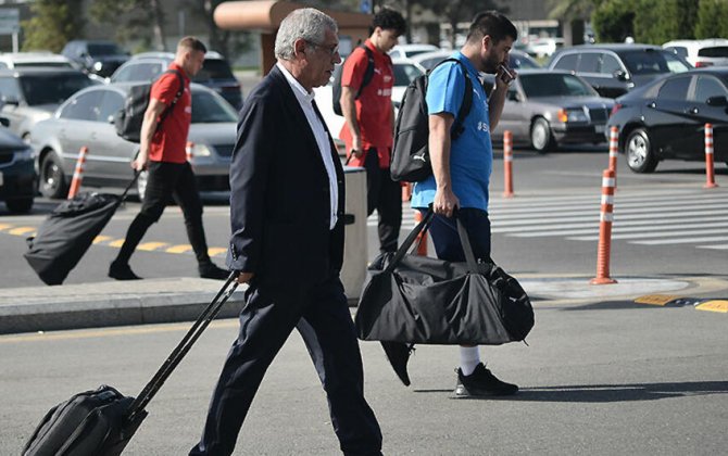 Azərbaycan millisi İslandiyaya yollandı - FOTOLAR