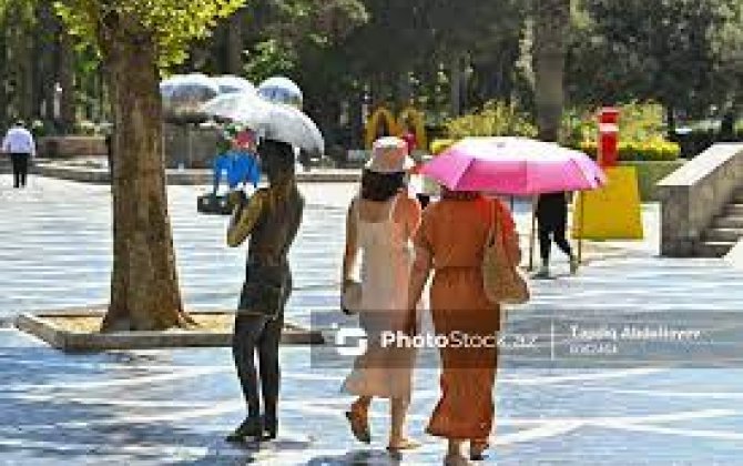 Завтра в Баку ожидается 36°, в регионах – 38° тепла