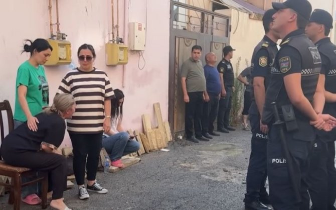 Ana-balanın  yanıb öldüyü yerdən DƏHŞƏTLİ GÖRÜNTÜLƏR: 