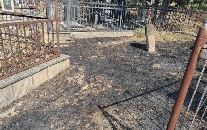Qəbiristanlıqlarda yanğına səbəb olan şəxslər saxlanıldı