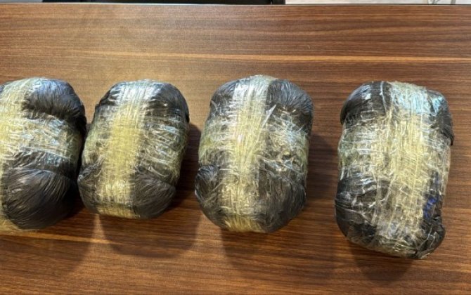 Polis 6,8 kq narkotik aşkarladı