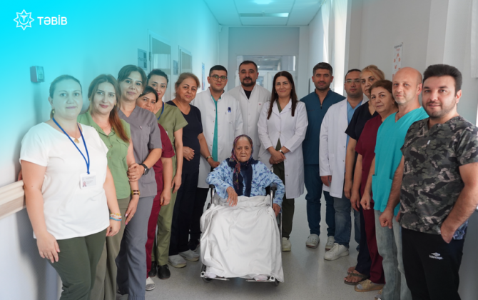 95 yaşlı pasiyent üzərində əməliyyat aparıldı - FOTO