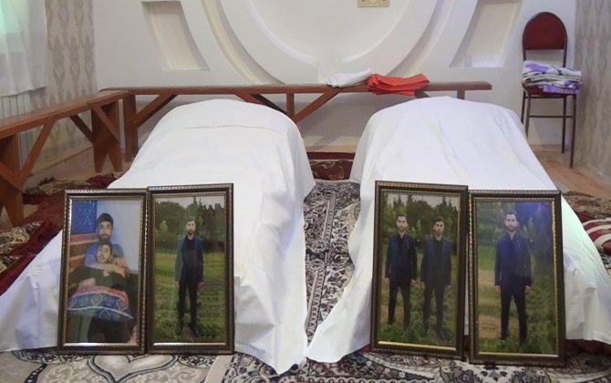 Xızıda suda batan iki qardaş Tovuzda dəfən olundu - FOTO