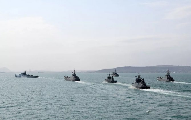 ВМС Азербайджана провели боевые учения-ВИДЕО