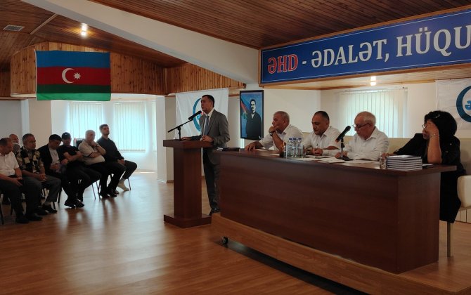 ƏHD Partiyası Ali Məclisinin növbəti iclası keçirilib - FOTOLAR