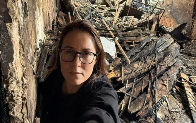 Ukrayna Baş naziri Rusiyanın hücumundan sonra Nazirlər Kabineti binasının içəridə necə göründüyünü göstərib