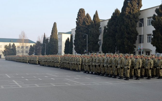 В Нахчыване завершились сборы военнообязанных