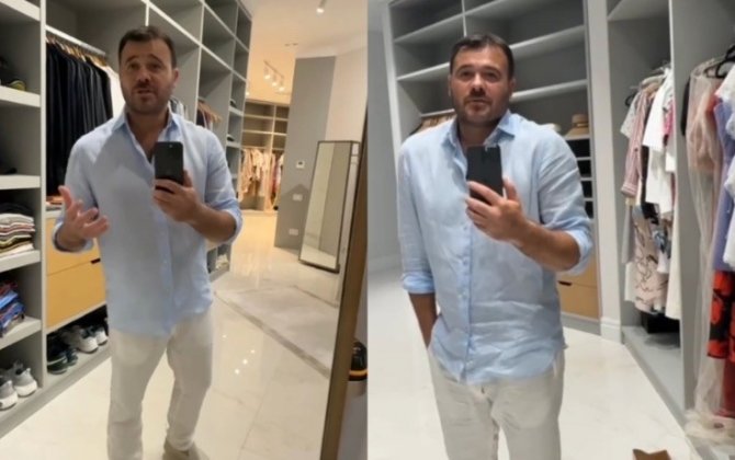 Emin Ağalarovun yeni evindən VİDEO