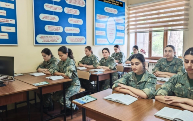 Azərbaycanda ilk dəfə qadın hərbi həkimlər hazırlanacaq