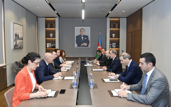 Ceyhun Bayramov Serbiya Xarici İşlər Nazirliyinin dövlət katibi ilə görüşüb - FOTO