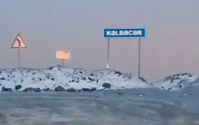 Kəlbəcərə ilk qar yağıb - VİDEO