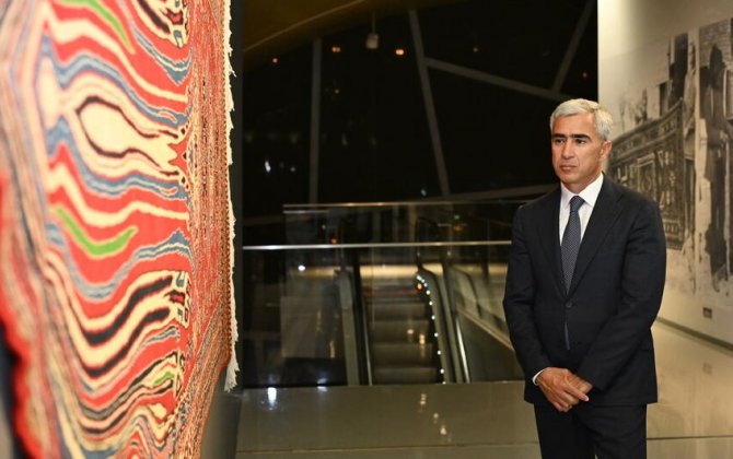 Anar Ələkbərov “Faiq Əhməd: 2011–2024-cü illər dövrü” adlı sərgidə - FOTOLAR