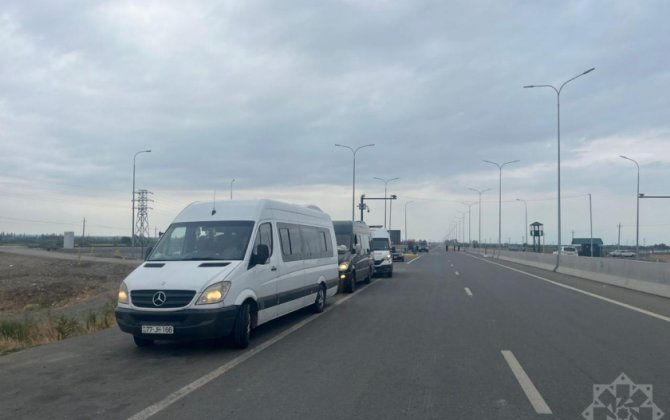Xocalının Daşbulaq kəndinə ilk köç karvanı yola salınıb - FOTO