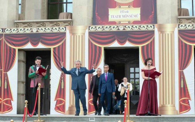 Milli Teatr yeni mövsümü təntənə ilə açıq elan edib - FOTOLAR