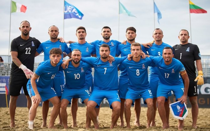 Çimərlik futbolçularımız Avropa çempionatında bürünc medal qazandı