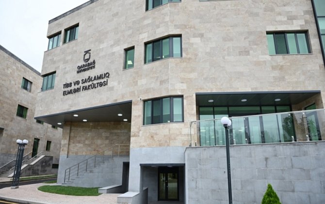 Bu da Qarabağ Universitetinin təzə korpusu - FOTOLAR