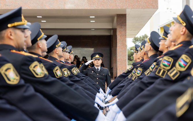 Polis Akademiyasında Bilik günü və andiçmə mərasimi keçirildi - VİDEO