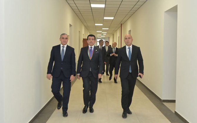 Nazirlə ICESCO-nun Baş direktoru Şuşa məktəbi və Qarabağ Universitetində - FOTOLAR