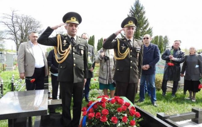 В Украине почтили память Олега Бабака, убитого армянами в Губадлы