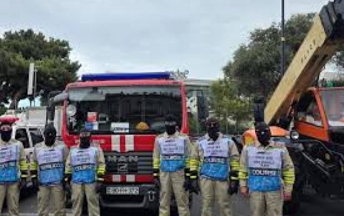 МЧС задействовал до 40 специальных средств на Гран-при Азербайджана