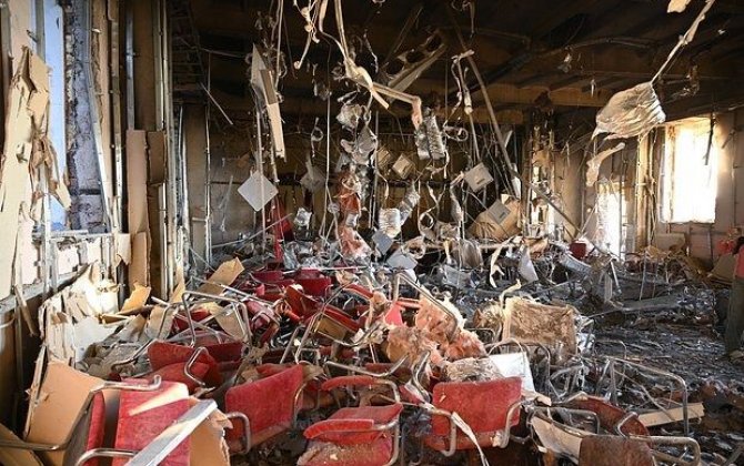Ukrayna Krımı viran qoyub: Dağıntılardan FOTOLAR