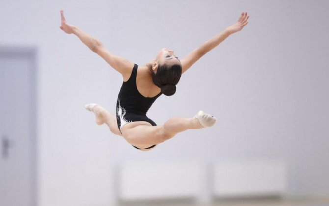 Şəkidə bədii gimnastika üzrə III MDB Oyunlarının sınaq yarışı keçirildi - FOTO