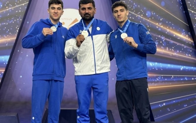 Gimnastlarımız Misirdə keçirilən beynəlxalq turnirdə gümüş medal qazandılar