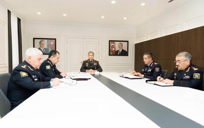 Vilayət Eyvazov əməliyyat müşavirəsi keçirdi - FOTO