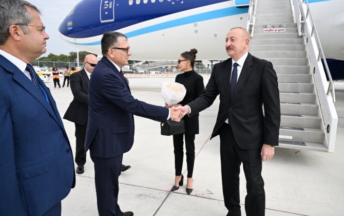 Prezident İlham Əliyev Nyu-Yorka səfər edib - FOTO