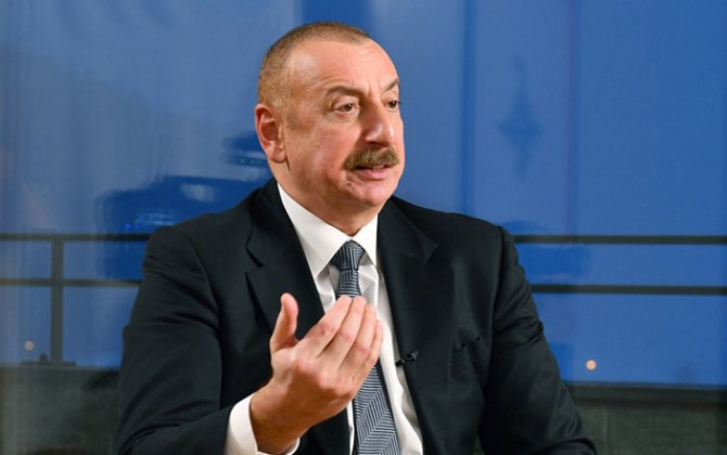 İlham Əliyev Nyu-Yorkda keçirilən 6-cı Xəzər Biznes Forumunun iştirakçılarına müraciət edib