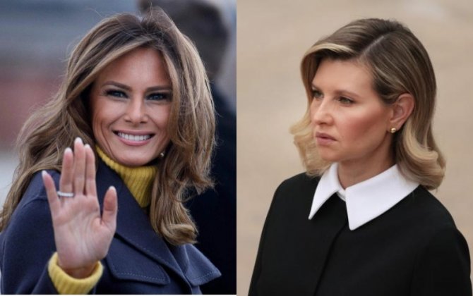 Мелания Трамп встретилась Еленой Зеленской