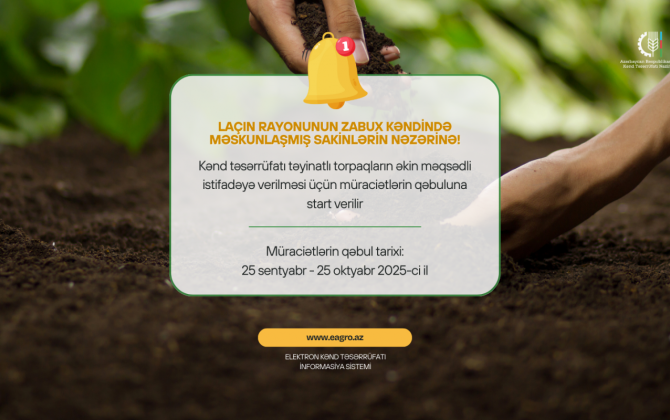 Müraciətlərin qəbuluna başlanılır - Zabux sakinlərinin nəzərinə!