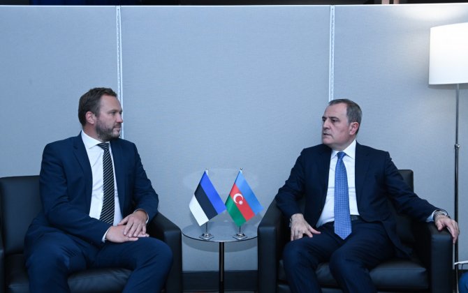 Azərbaycan və Estoniya XİN rəhbərləri görüşüb - FOTO