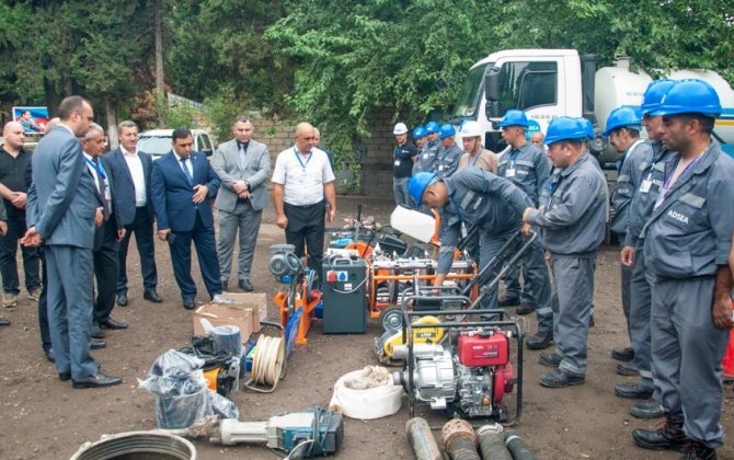 III MDB Oyunları ilə əlaqədar Mingəçevir şəhərinin su təchizatı yoxlanıldı - FOTO/VİDEO