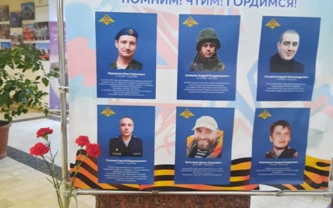Rusiyada əri hərbi əməliyyatda ölən qadınına qarşı təzyiq - FOTO